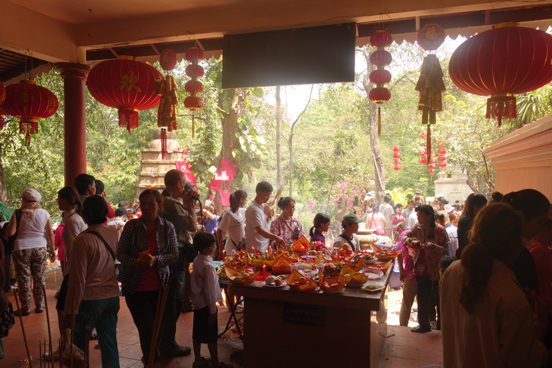 Mon voyage au Cambodge, le temple Wat Phnom