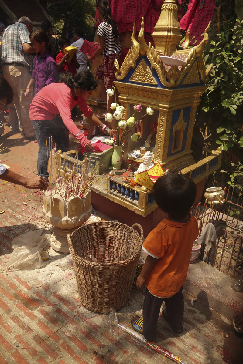 Mon voyage au Cambodge, le temple Wat Phnom