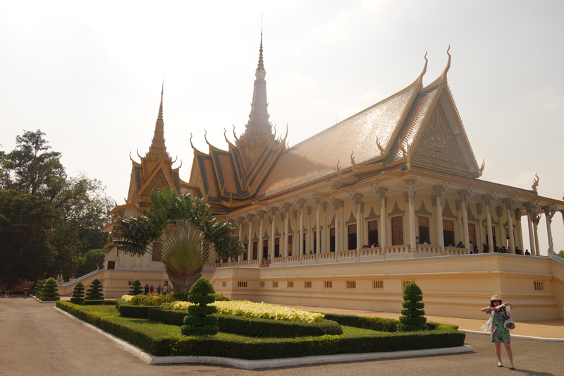 Mon voyage au Cambodge, le Palais Royal et la Pagode d'argent