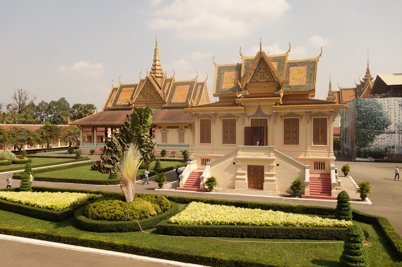 Mon voyage au Cambodge, le Palais Royal et la Pagode d'argent
