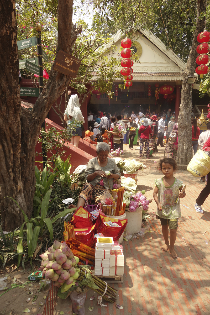 Mon voyage au Cambodge, le temple Wat Phnom