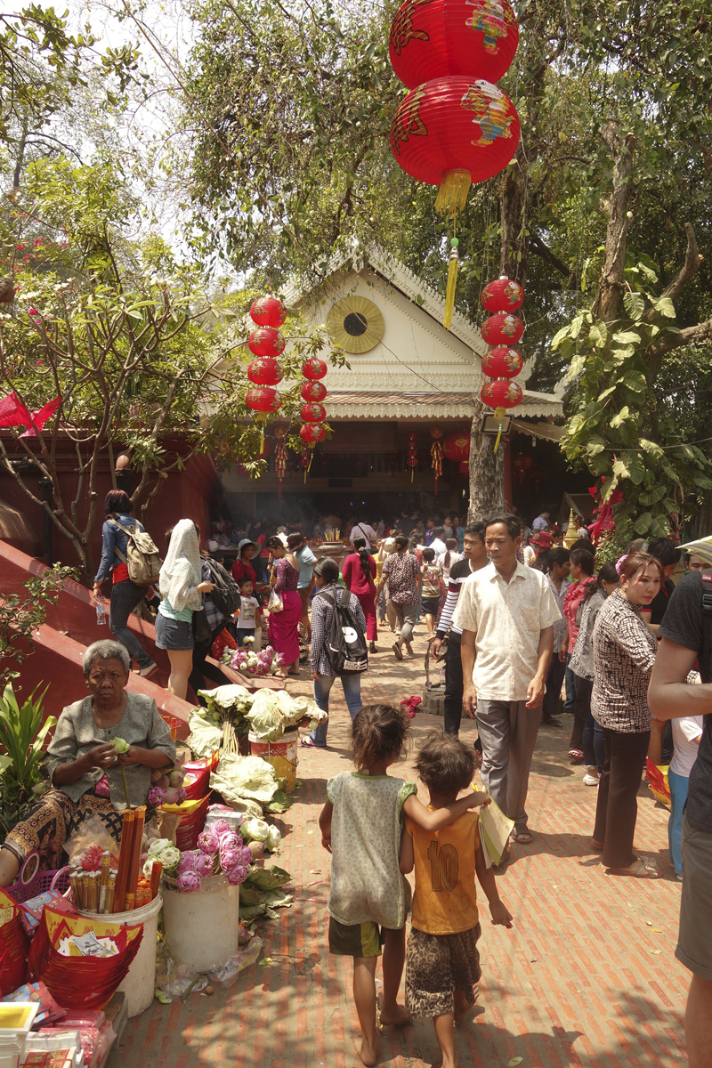 Mon voyage au Cambodge, le temple Wat Phnom