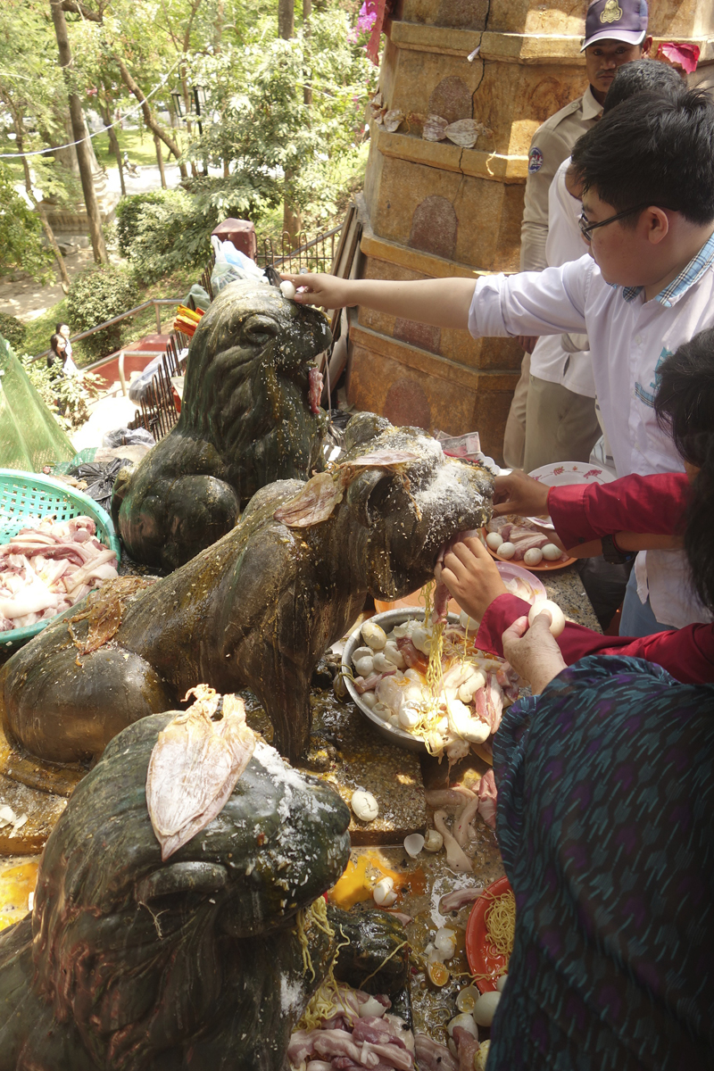 Mon voyage au Cambodge, le temple Wat Phnom