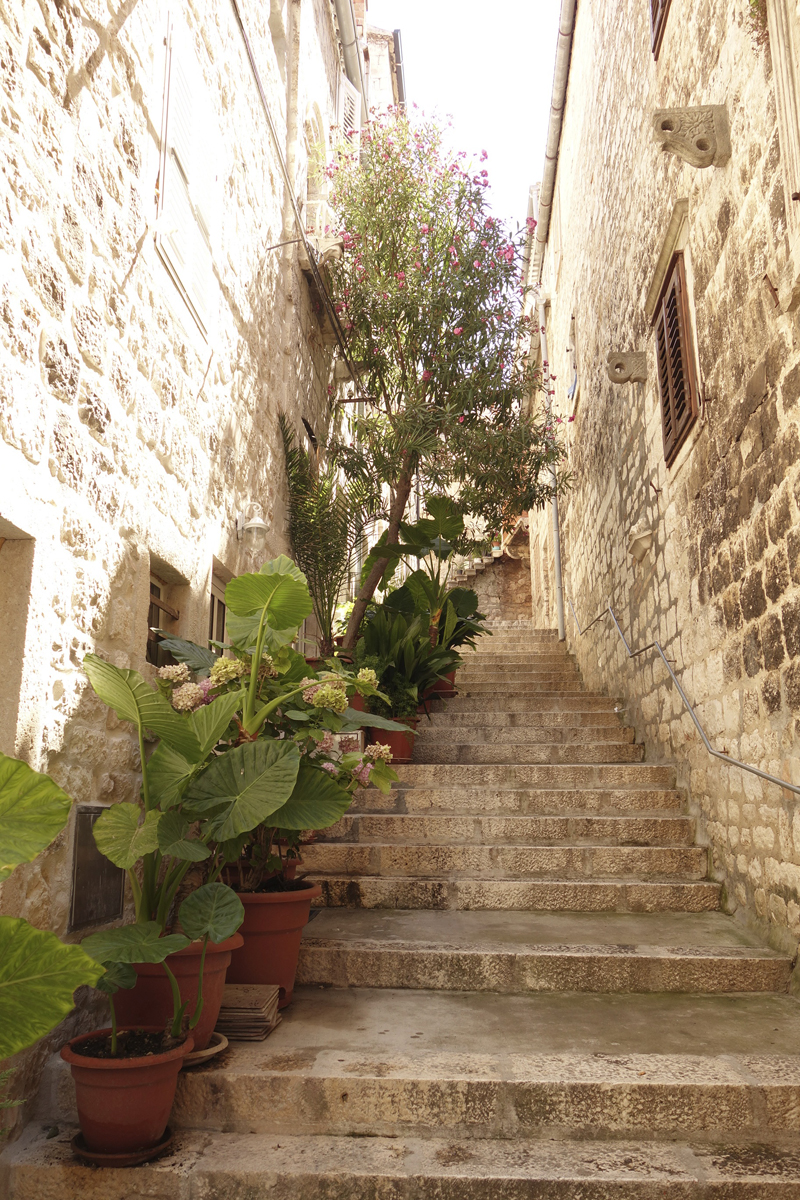 Hvar ville sur l'île d'Hvar en Croatie