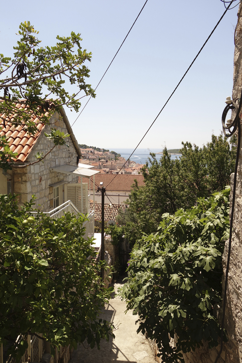 Hvar ville sur l'île d'Hvar en Croatie