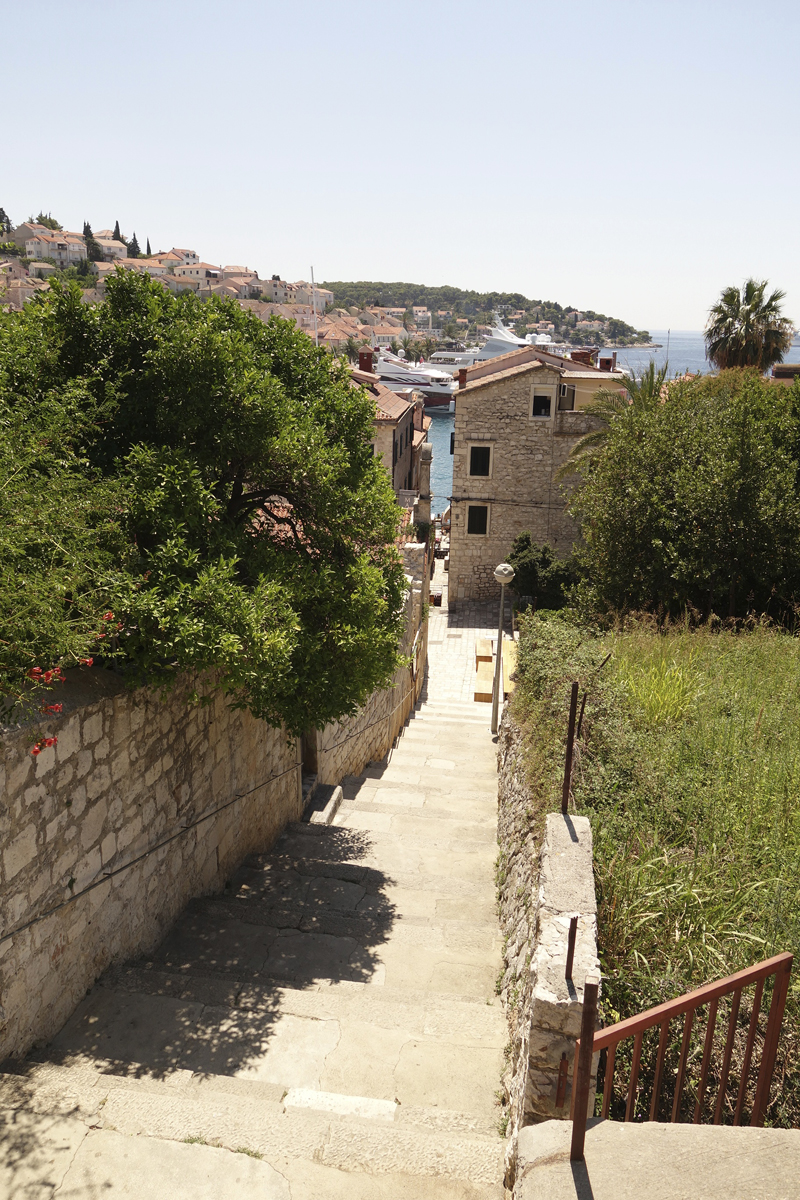 Hvar ville sur l'île d'Hvar en Croatie