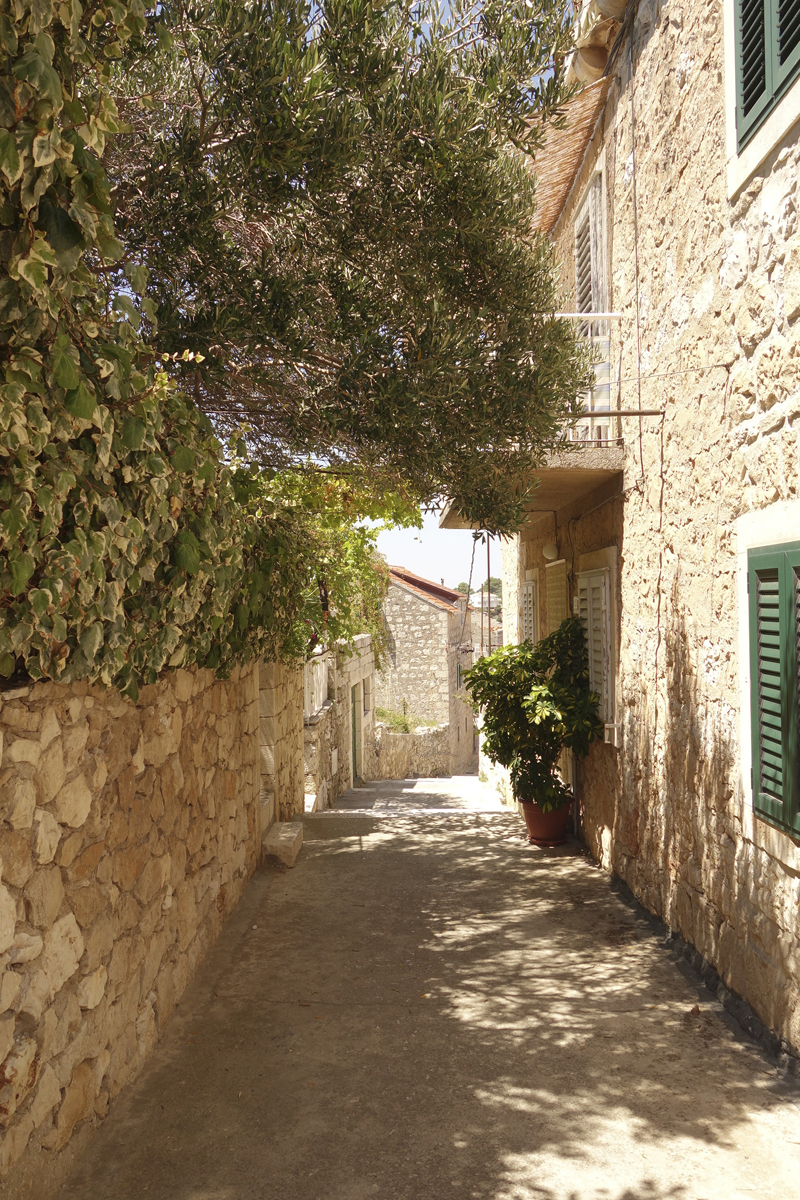 Hvar ville sur l'île d'Hvar en Croatie