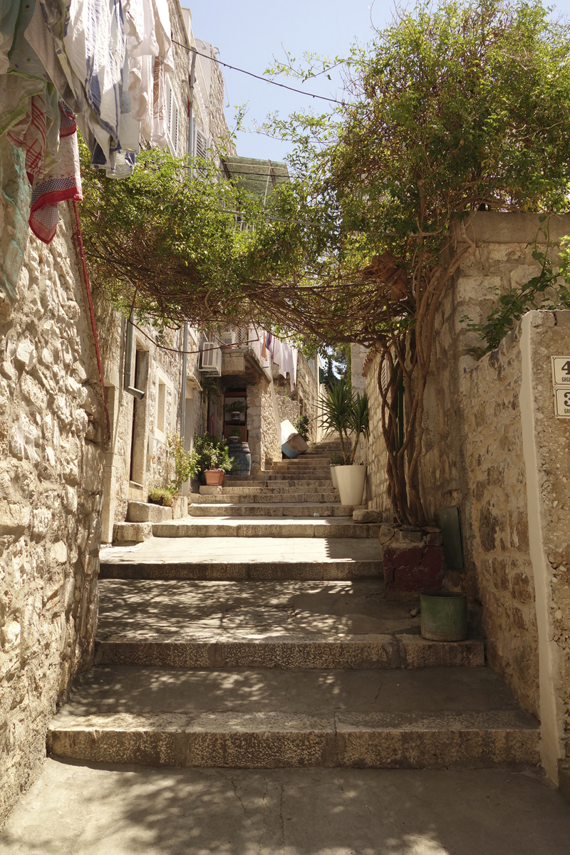 Hvar ville sur l'île d'Hvar en Croatie