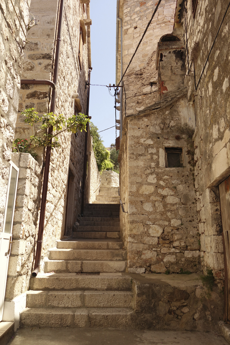 Hvar ville sur l'île d'Hvar en Croatie