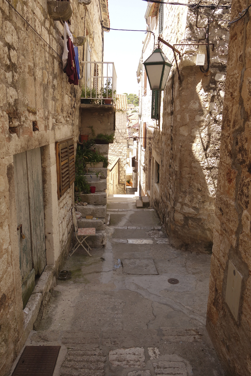 Hvar ville sur l'île d'Hvar en Croatie