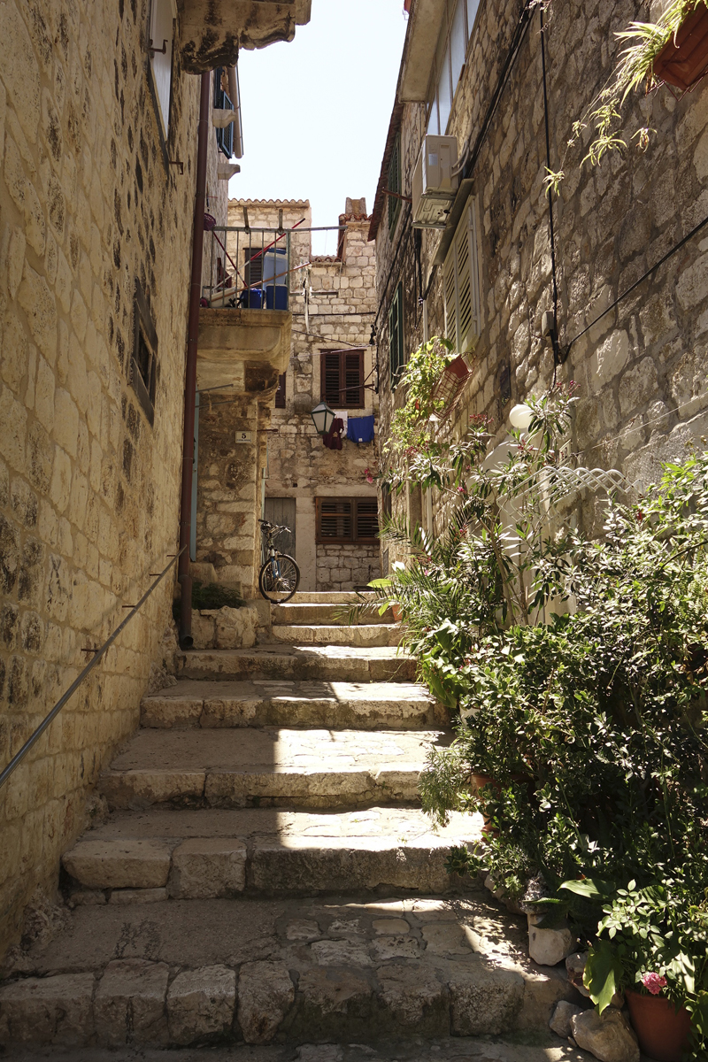 Hvar ville sur l'île d'Hvar en Croatie