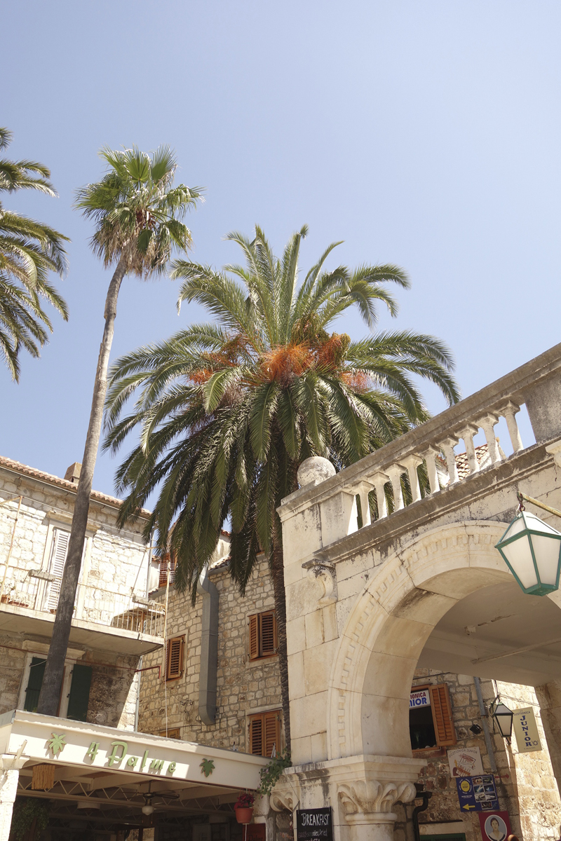 Hvar ville sur l'île d'Hvar en Croatie