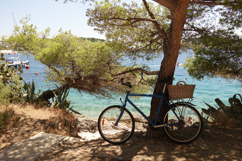 Hvar ville sur l'île d'Hvar en Croatie