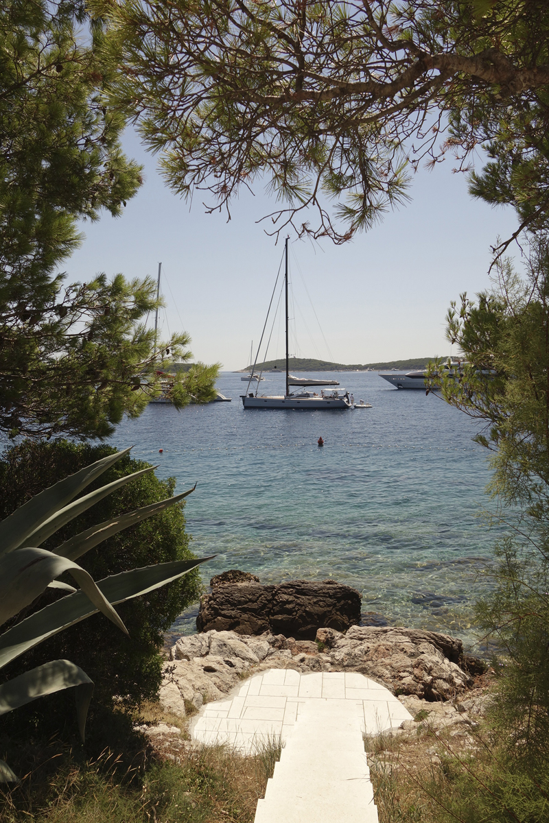 Hvar ville sur l'île d'Hvar en Croatie