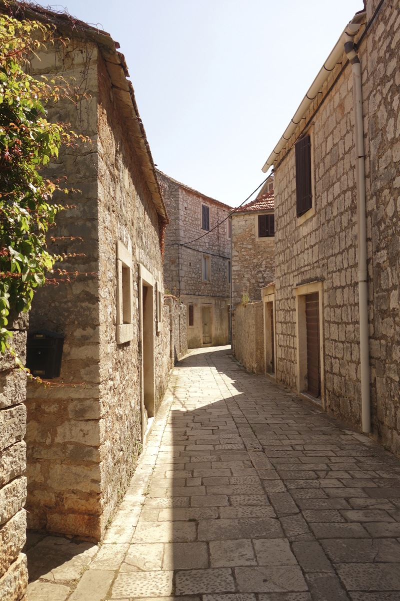 Stari Grad sur l'île d'Hvar en Croatie