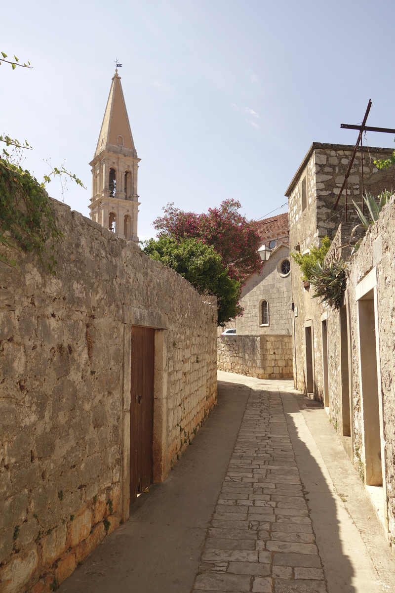 Stari Grad sur l'île d'Hvar en Croatie