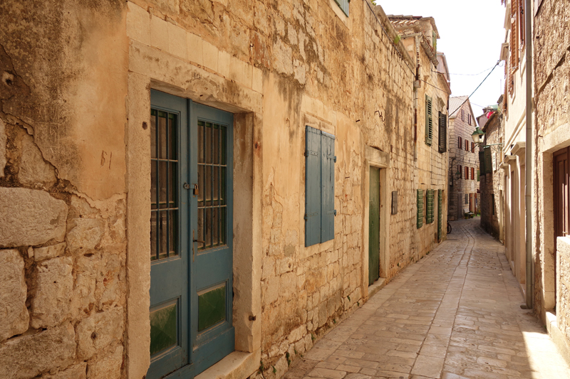 Stari Grad sur l'île d'Hvar en Croatie