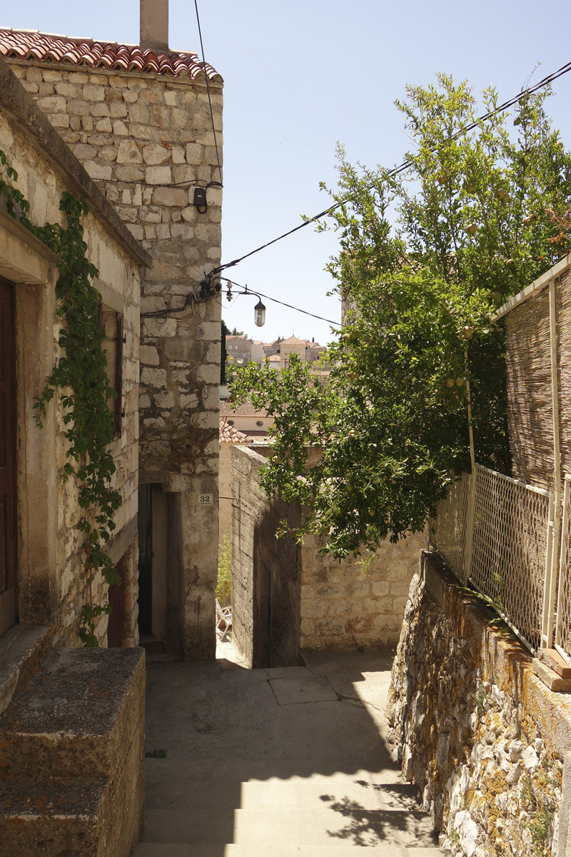 Hvar ville sur l'île d'Hvar en Croatie