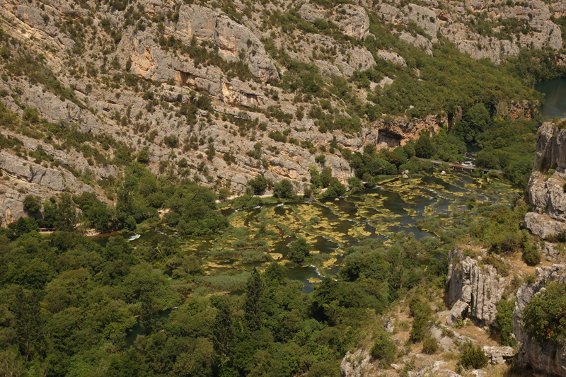 Mon voyageau Parc National Krka en Croatie