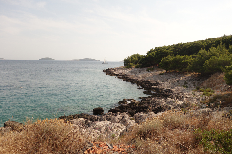 Mon voyage sur l'île Prvic au village Prvic Luka en Croatie