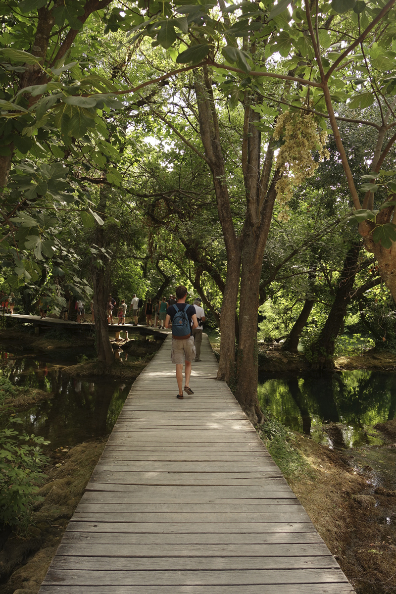 Mon voyageau Parc National Krka en Croatie