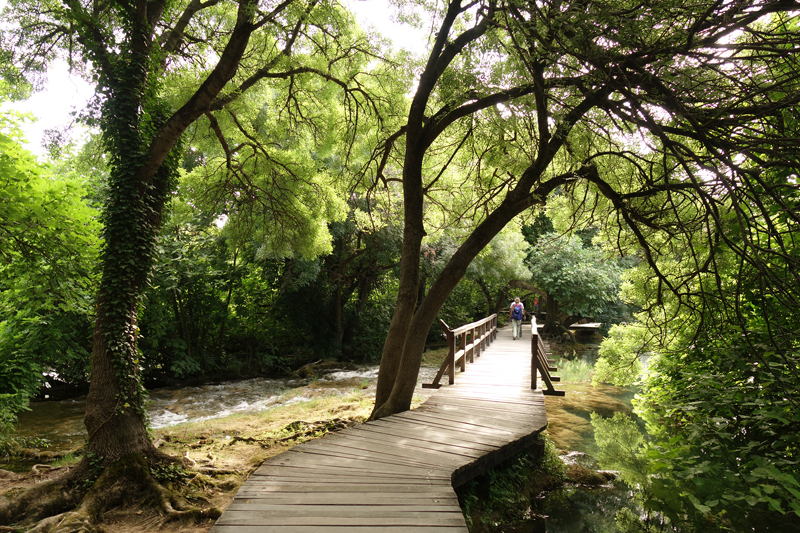 Mon voyageau Parc National Krka en Croatie