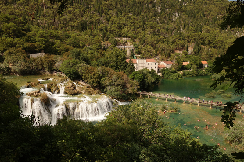 Mon voyageau Parc National Krka en Croatie