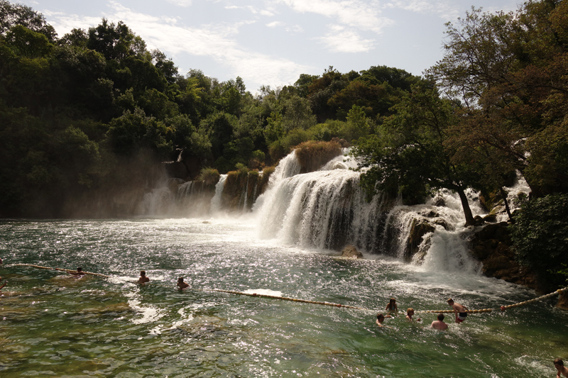 Mon voyageau Parc National Krka en Croatie