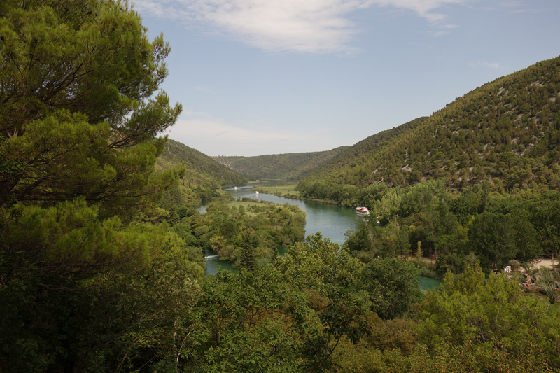 Mon voyageau Parc National Krka en Croatie