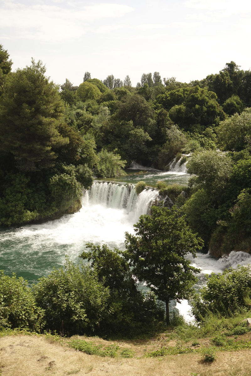 Mon voyageau Parc National Krka en Croatie