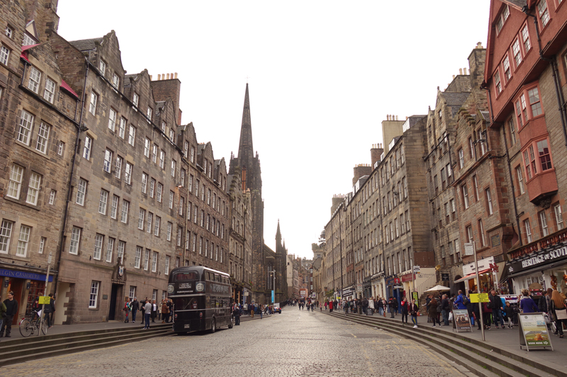 Mon voyage à Édimbourg en Écosse Autour de High Street