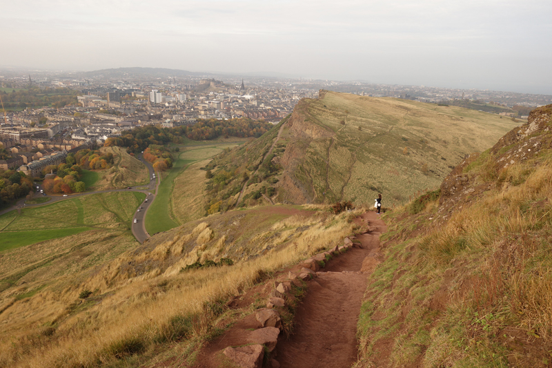 Mon voyage à Édimbourg en Écosse Holyrood Park et Arthur's Seat