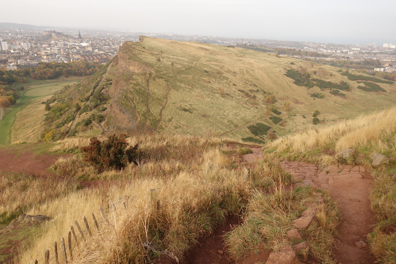 Mon voyage à Édimbourg en Écosse Holyrood Park et Arthur's Seat