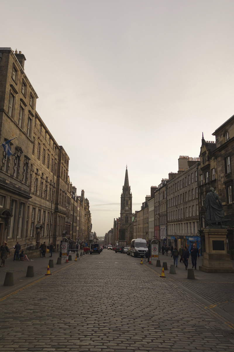 Mon voyage à Édimbourg en Écosse Autour de High Street