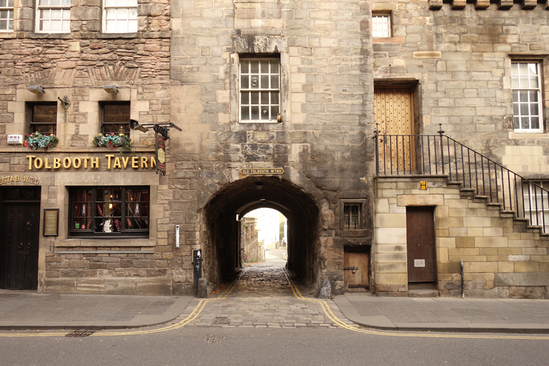 Mon voyage à Édimbourg en Écosse Autour de High Street