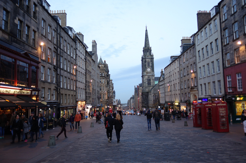 Mon voyage à Édimbourg en Écosse Autour de High Street