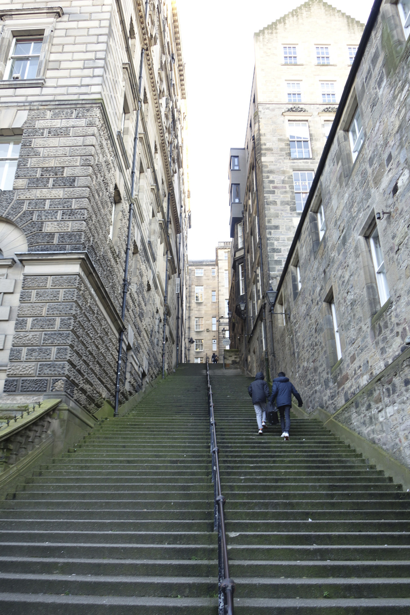 Mon voyage à Édimbourg en Écosse Autour de High Street