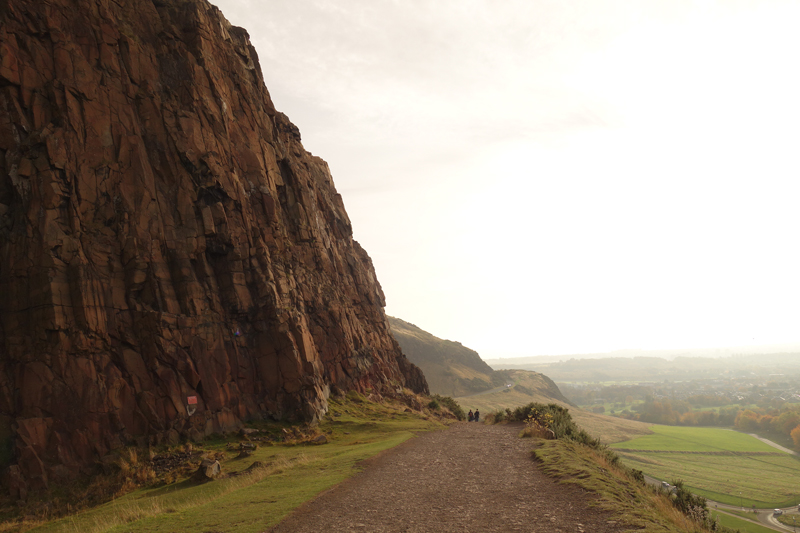 Mon voyage à Édimbourg en Écosse Holyrood Park et Arthur's Seat