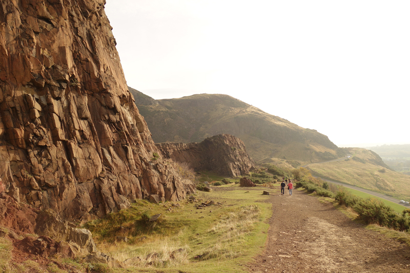 Mon voyage à Édimbourg en Écosse Holyrood Park et Arthur's Seat