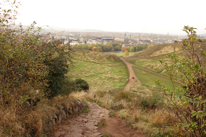 Mon voyage à Édimbourg en Écosse Holyrood Park et Arthur's Seat