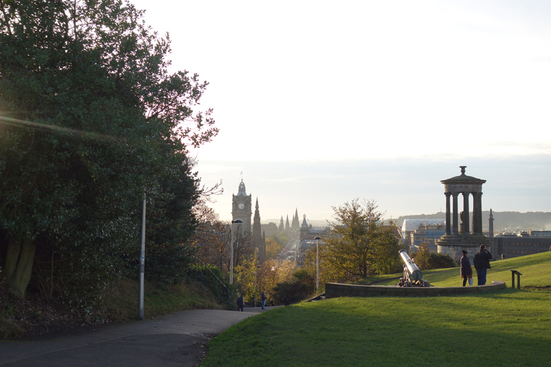 Mon voyage à Calton Hill à Édimbourg en Écosse