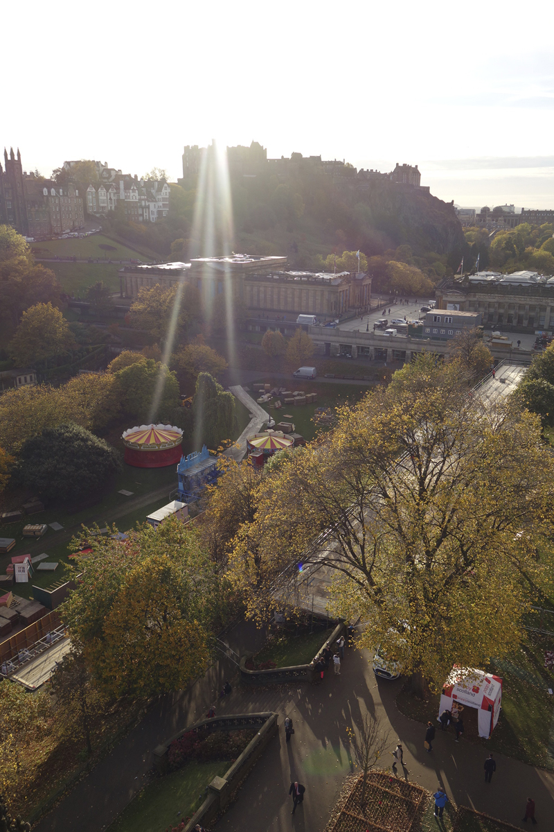 Mon voyage à Princes Street et Scott Monument à Édimbourg en Écosse