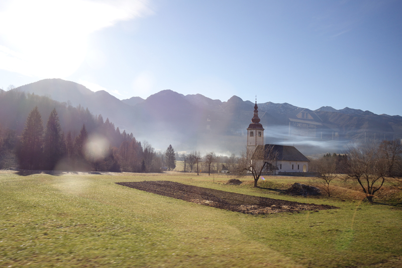 Mon voyage de Ljubljana à Bohinj en Slovénie