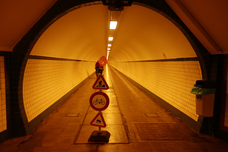 Tunnel Saint Anne à Anvers en Belgique