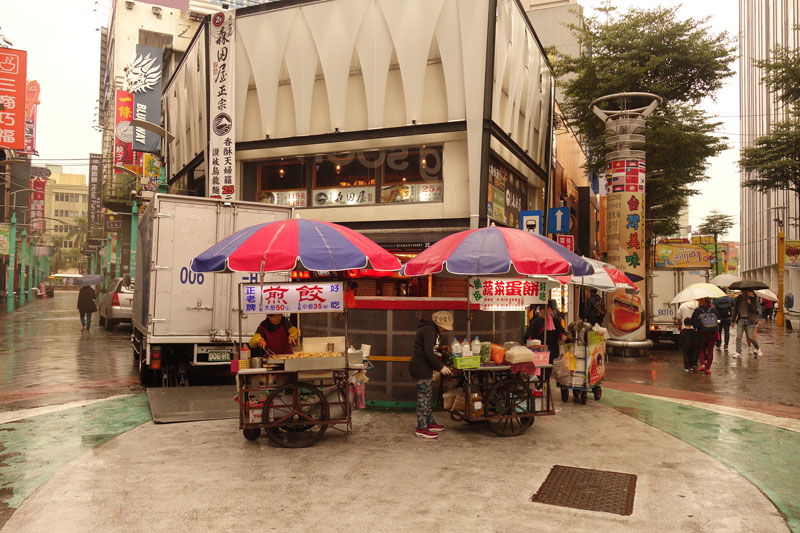 Voyage dans le quartier Ximen à Taipei Taïwan