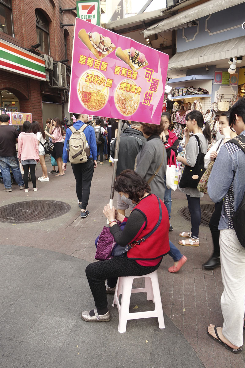 Voyage dans le quartier Ximen à Taipei Taïwan