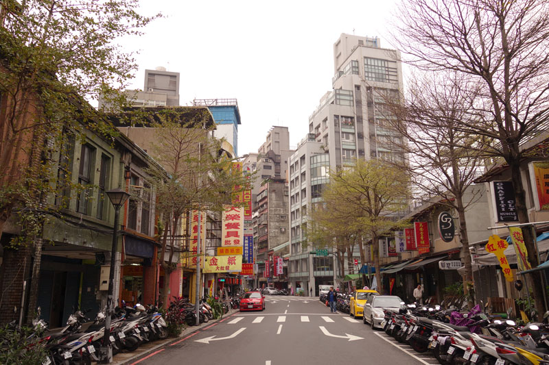 Voyage dans le quartier Ximen à Taipei Taïwan