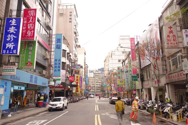 Voyage dans le quartier Ximen à Taipei Taïwan