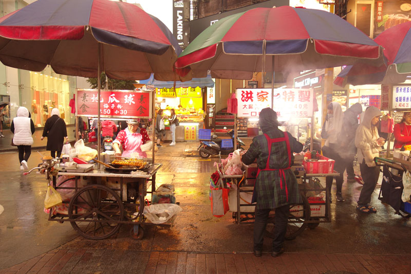 Voyage dans le quartier Ximen à Taipei Taïwan