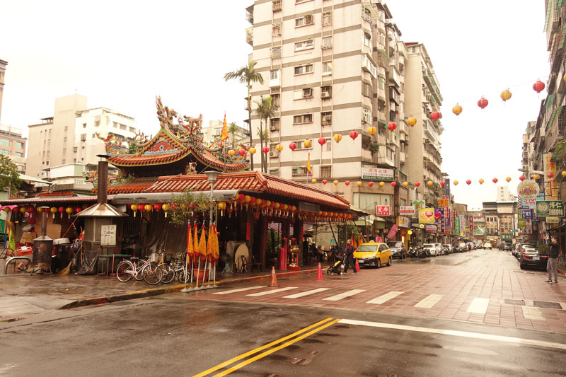 Voyage à Taipei à Taïwan Quartier Dihua street